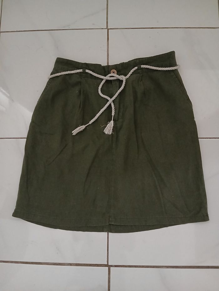 Jupe femme d ete en cton taille 38 marque cache cache - photo numéro 7