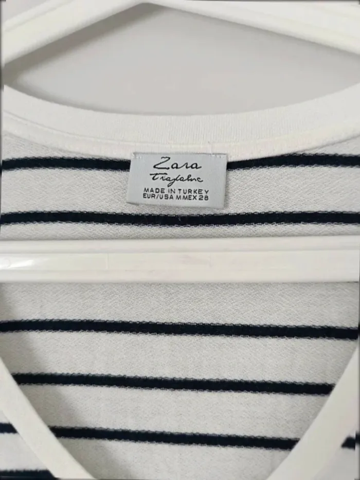 Robe marinière Zara Trafaluc col V – Taille Small - photo numéro 3