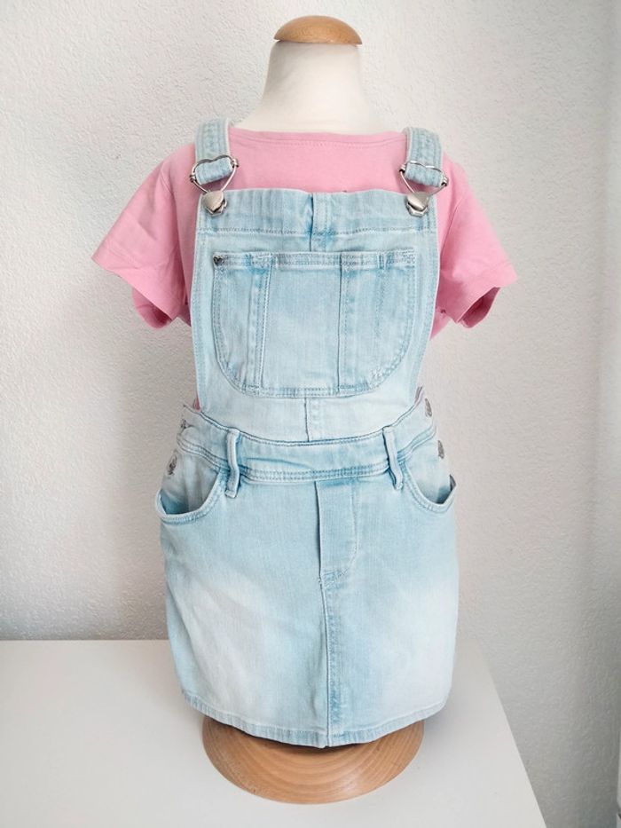 Robe salopette jeans - H&M - - photo numéro 5