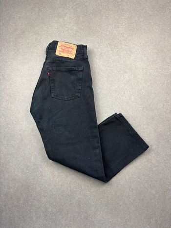 Jean pantalon coupe droite 501 levis noir W28 L30