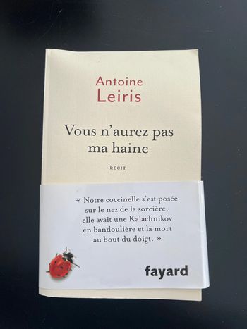 Vous n’aurez pas ma haine Antoine Leiris