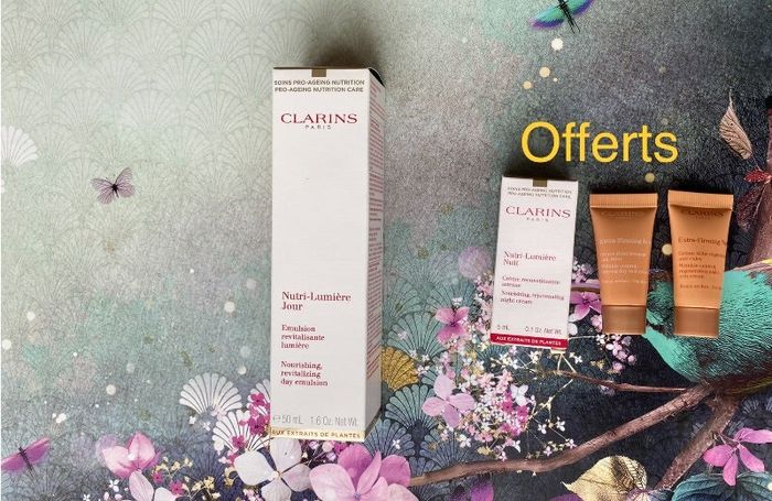 Nutri-Lumière Jour Clarins – Emulsion revitalisante lumière et ses 🎁