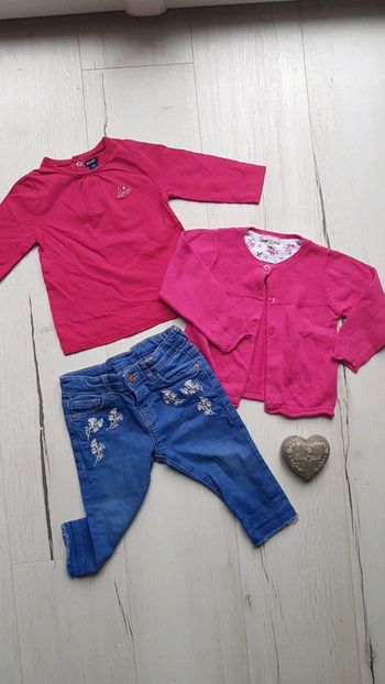 Ensemble 3 pièces mi saison fille 12 mois Zara