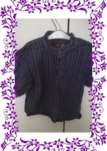 Chemise manches courtes 4ans