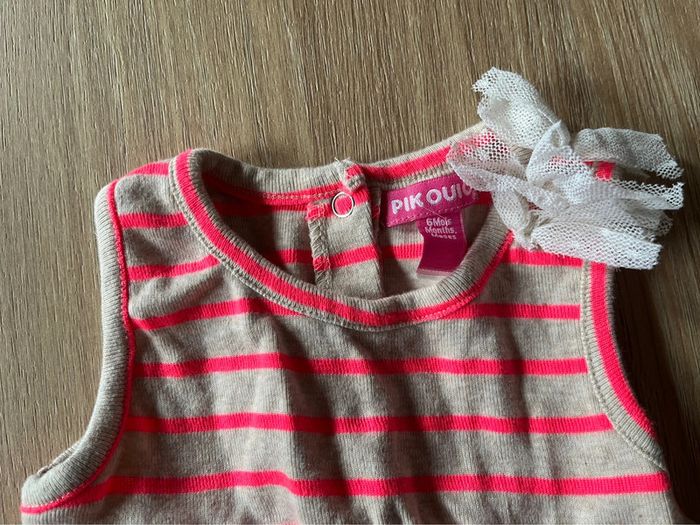 Robe hiver pik ouic rose et beige - photo numéro 3