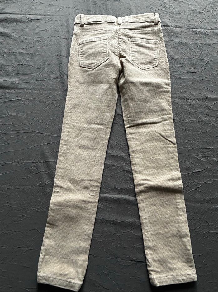 Lot de 2 pantalons skinny en velours fille - photo numéro 4