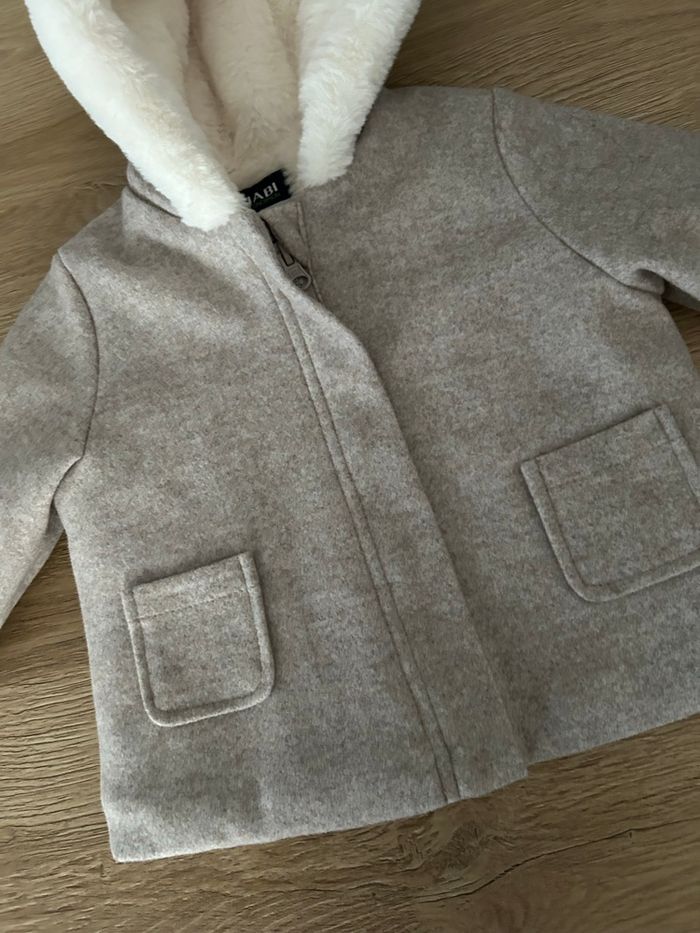 Manteau bébé fille taille 6 mois Kiabi - photo numéro 4