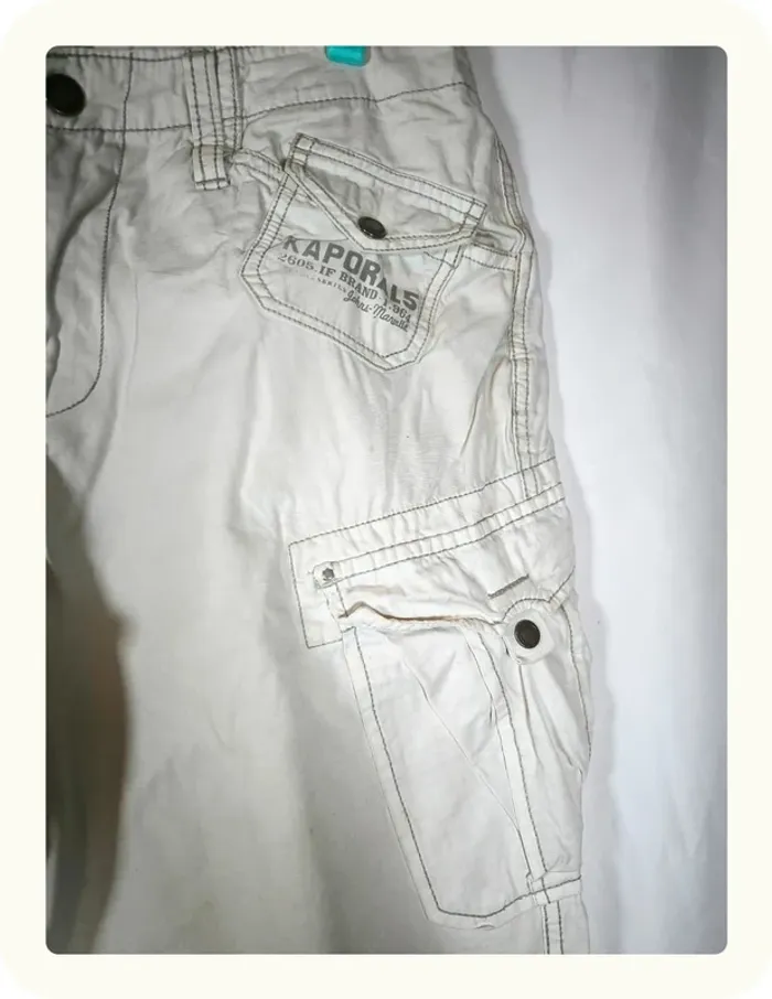 Bermuda cargo homme Kaporal Taille XL 42 - photo numéro 3