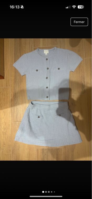 Ensemble maille texturé