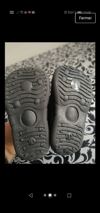 Chaussures taille 18 noir à scratch orchestra 5€