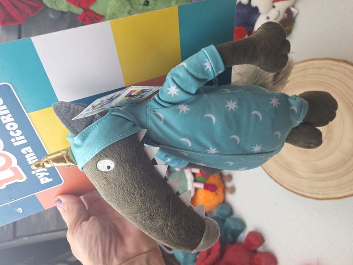 Peluche loup auzou pyjama licorne - photo numéro 10
