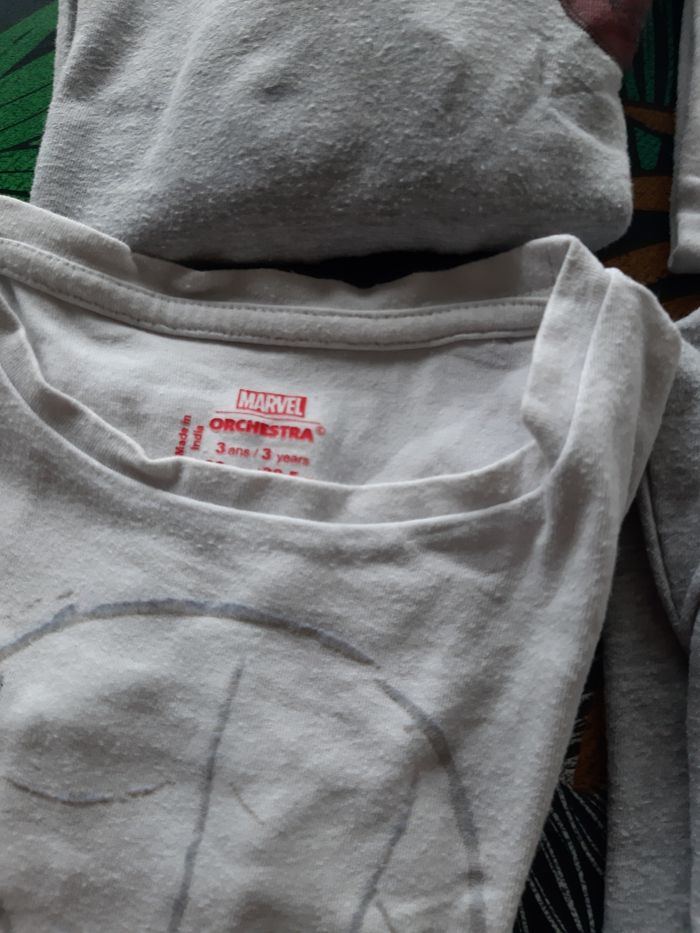 Lot de tee-shirt de corps - photo numéro 2