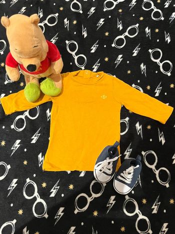 Tee shirt jaune 6 mois