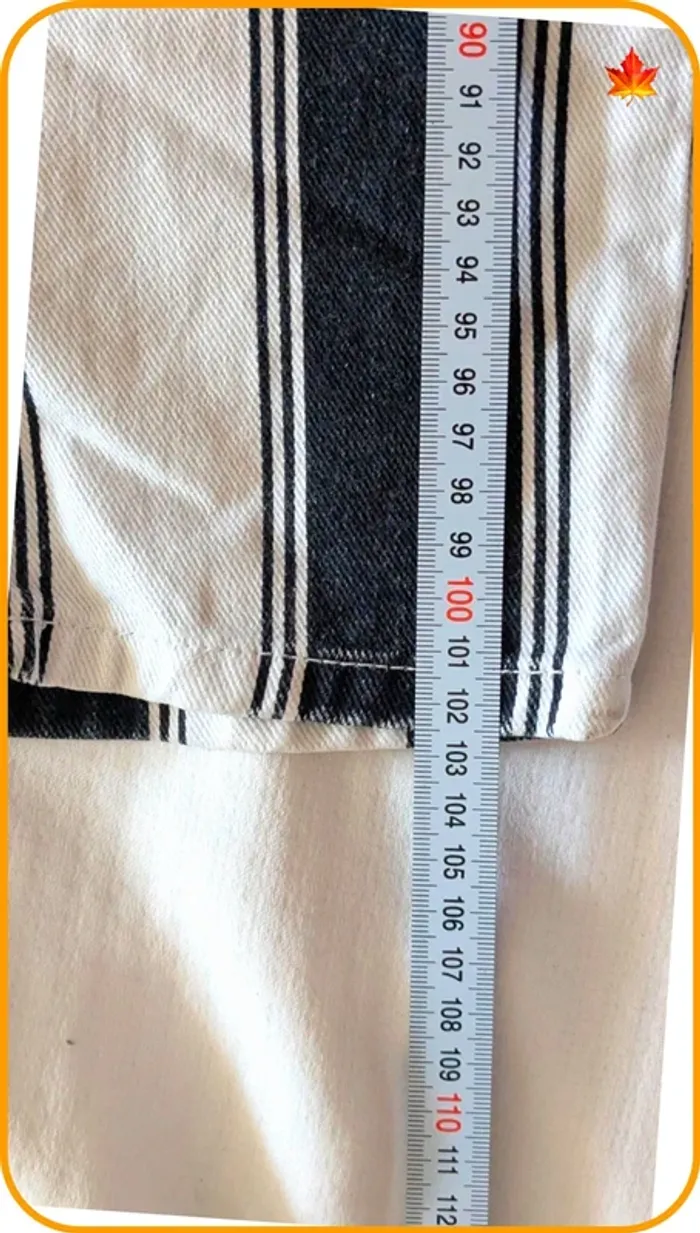 Jeans mom rayé femme BDG 36 - photo numéro 7