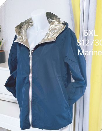 Veste imperméable et réversible marine taille 6XL 🌸