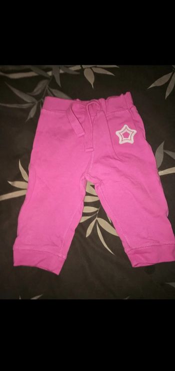 Bas de jogging 12 mois rose kitchoun