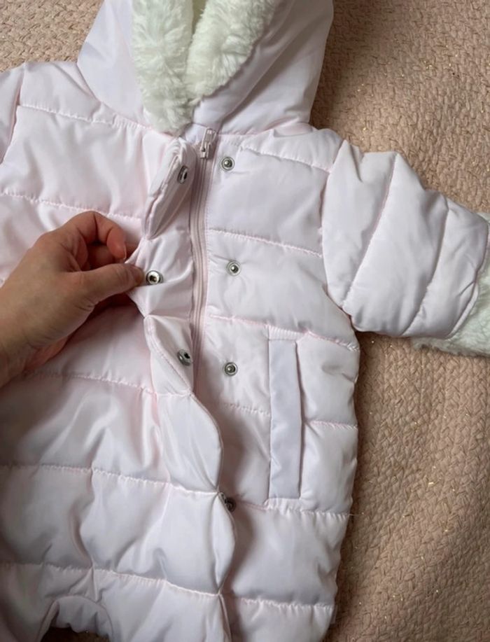 Combi pilote hiver bébé fille jacadi 6 mois - photo numéro 2