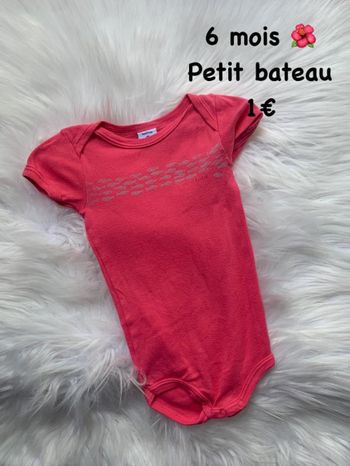 Body 🌺 6 mois 🌺 Petit bateau