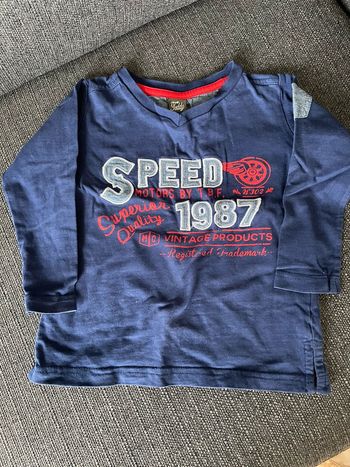 T-shirt manches longues 26 mois Teddy brown