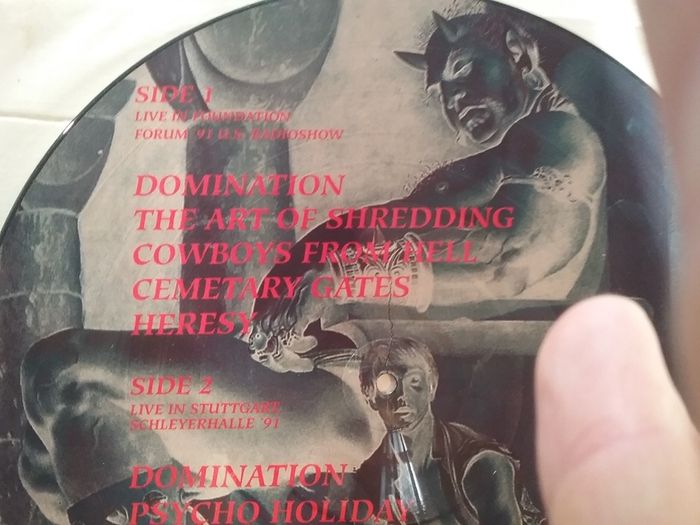 Pantera - Vinyle Picture Disc - Heresy (Live) - 1992 - photo numéro 3