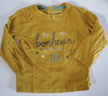 T-shirt manches longues Kiabi 18 mois