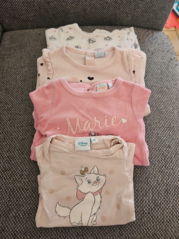 Lot Disney Marie 3 mois