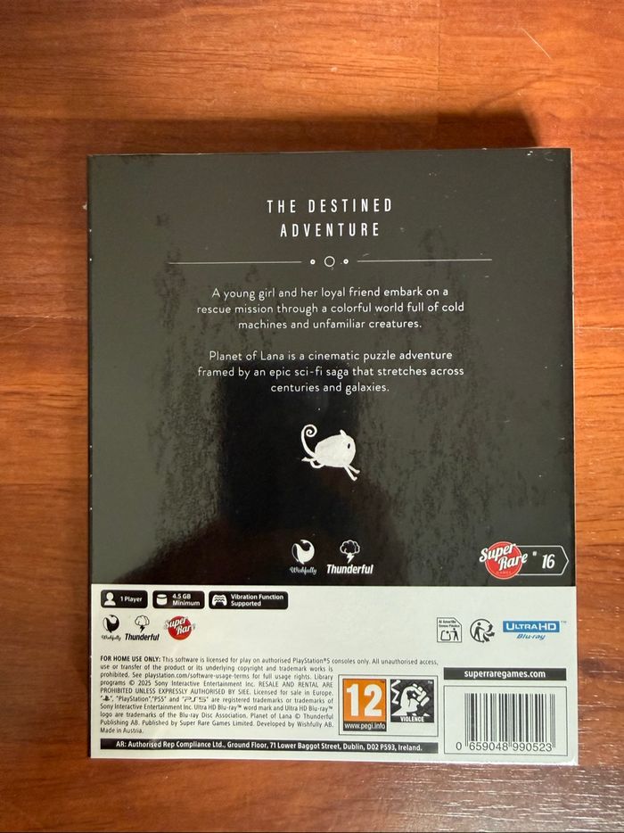 #15: Planet of Lana Jeu PlayStation 5 PS5 NEUF sous blister Super Rare Games an off-earth odyssey - photo numéro 2