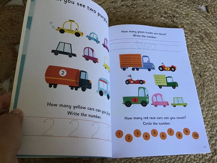 Livre apprends à tracer les nombres - photo numéro 2