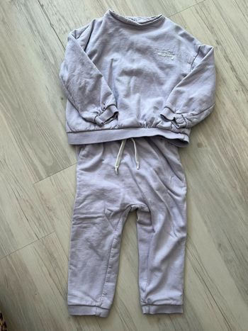 Jogging violet bébé fille