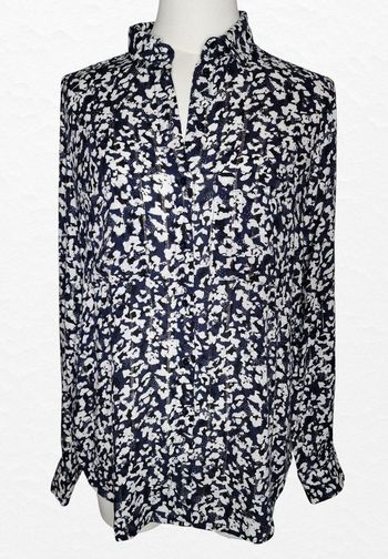 Chemisier Promod – Taille 36 – Blanc Marine – État : Très bon
