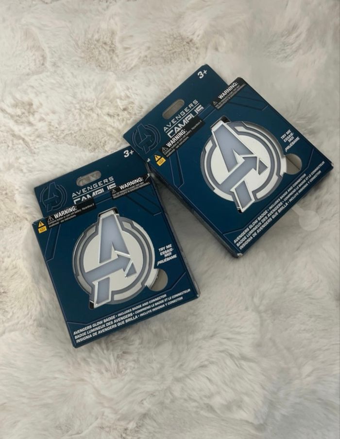 Marvel badge lumineux avengers