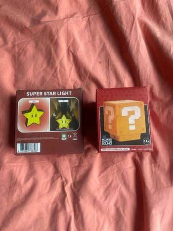 Lots de 2 Lumière Led Mario
