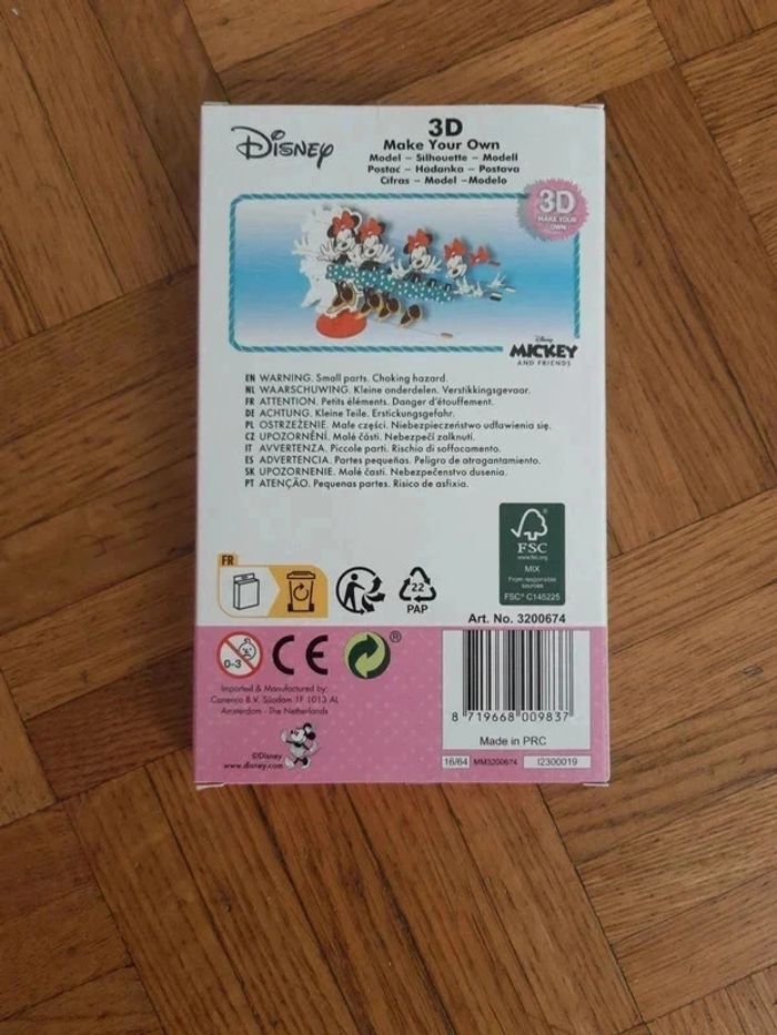 Figurine Minnie 3D a construire - photo numéro 2