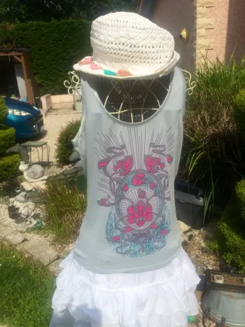 T shirt sans manche Morgan