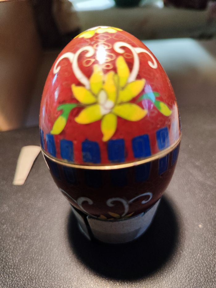 Œuf de collection chinoise closonet