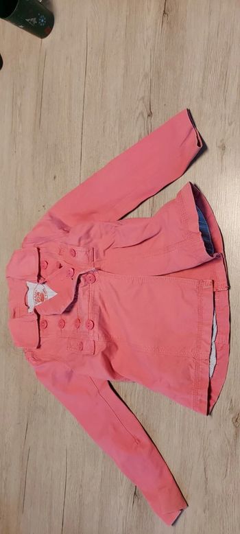 Petite veste Okaïdi, rose délavé, taille 6 ans
