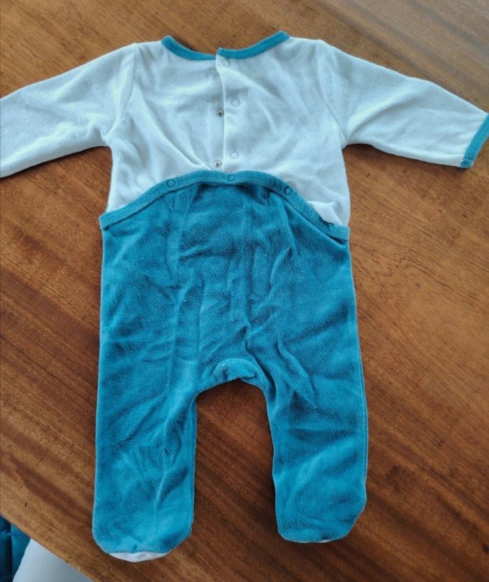 Pyjama velours pingouin - photo numéro 3