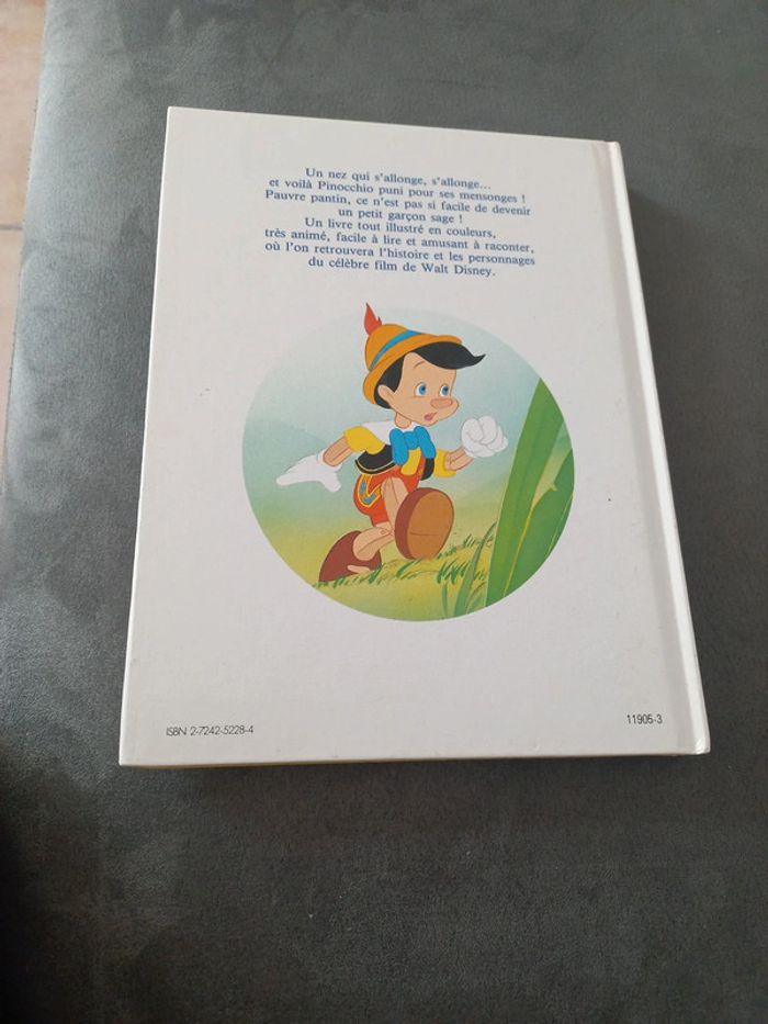 Livre pinocchio Walt disney France loisirs - photo numéro 3
