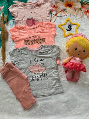 Ensemble bébé fille 3 mois