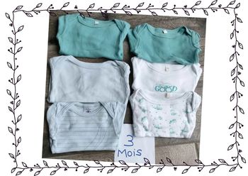 Lot 6 bodies manches longues