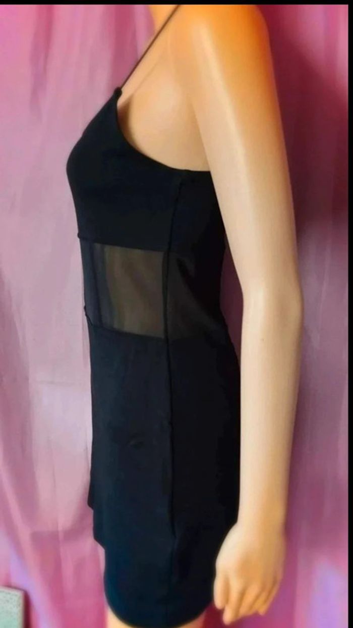 Robe noire h&m avec transparence taille s - photo numéro 8