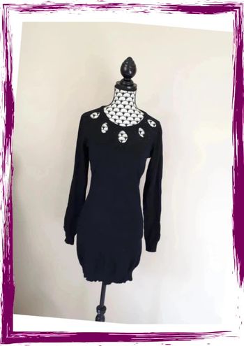 Robe moulante a strass taille unique