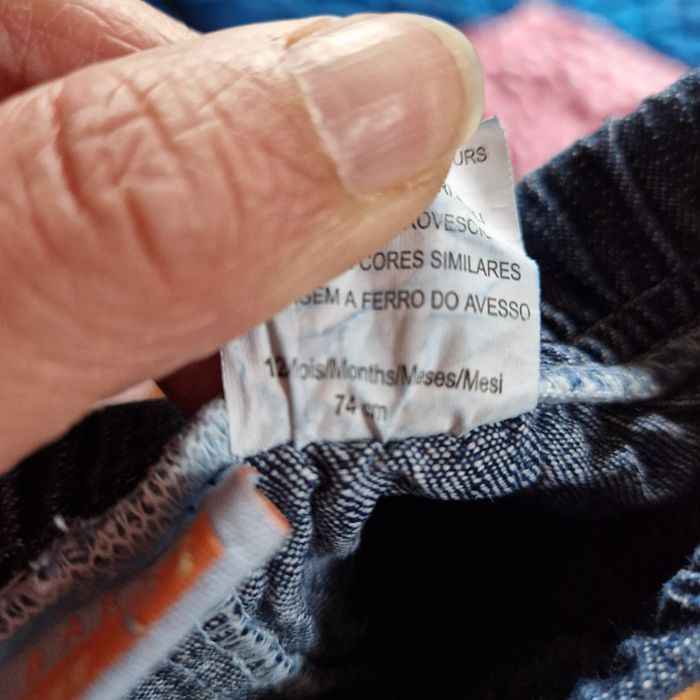 1 an jean bleu avec broderie - photo numéro 5