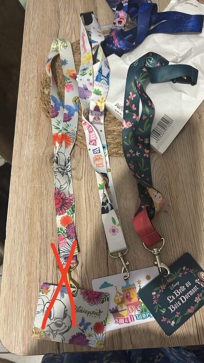 Lot de 3 lanières Disney