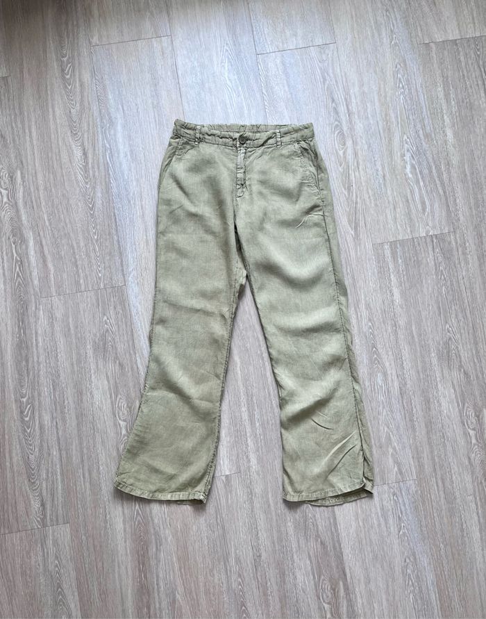 Pantalon en lin Zara