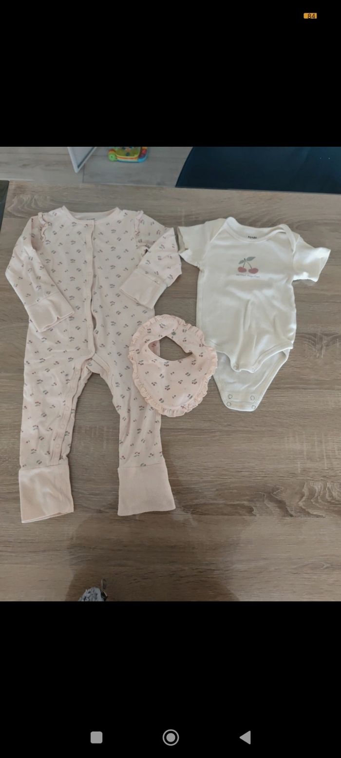 Ensemble pyjama 3 pièces fille