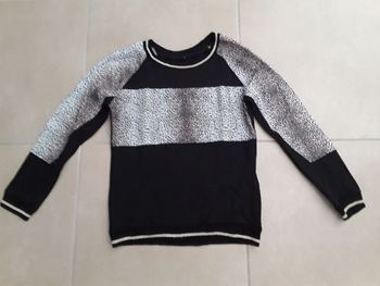 Sweat noir léopard femme XS TBE