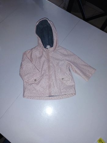 Parka imperméable chaud bébé fille 6 mois et