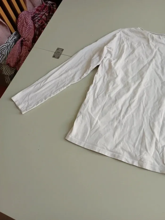 T-shirt manches longues tape à l'oeil Hello 12 ans - photo numéro 7