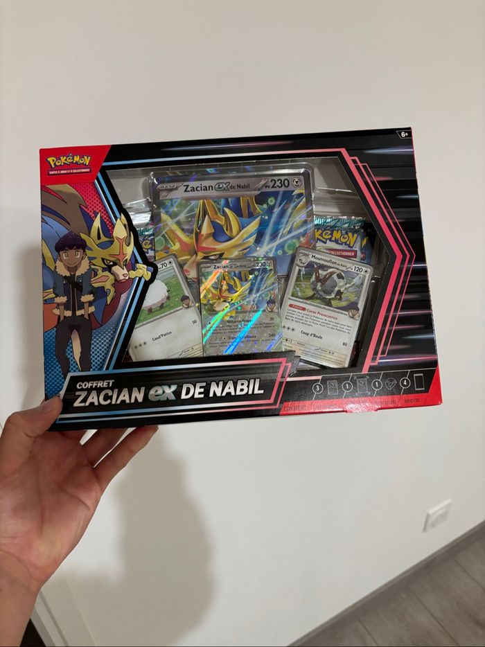 Coffret Zacian ex de Nabil